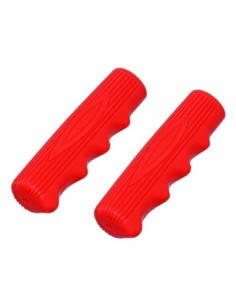 Grips 7/8 long 115mm Kraton Rubber 212 Red.